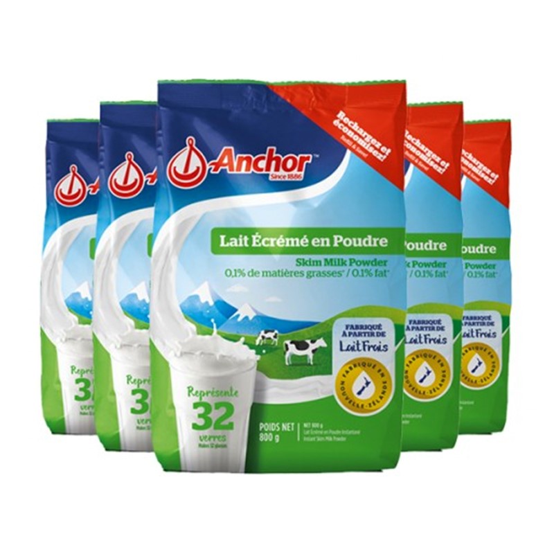 安佳【罐装脱脂】奶粉 900g一箱6罐